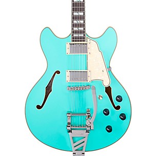 D'Angelico Deluxe DC Semi-Hollow Electric Guitar With D'Angelico Shield Tremolo