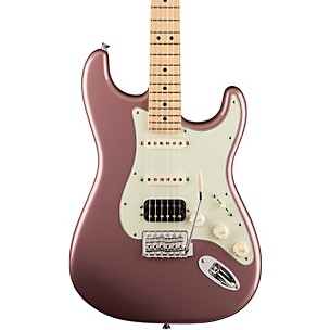 Deluxe Lonestar Stratocaster Electric Guitar Burgundy Metallic Maple Fretboard