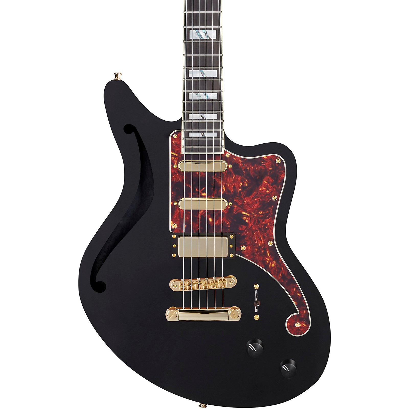 ギター D'Angelico Deluxe Bedford SH MatteWalnut D'Angelico Deluxe Bedford SH Semi-hollowbody Electric Guitar