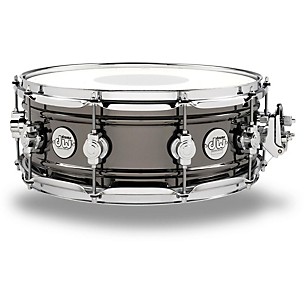 DW Design Series Black Nickel Over Brass Snare Drum