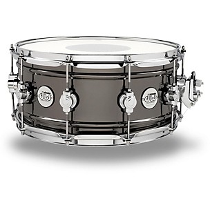 DW Design Series Black Nickel Over Brass Snare Drum