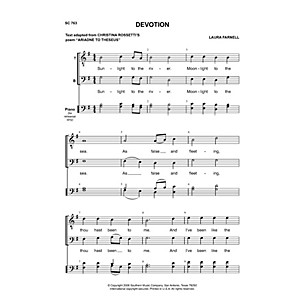 Southern Devotion TB Composed by Laura Farnell