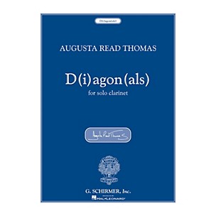 G. Schirmer D(i)agon(als) (for Solo Clarinet) Woodwind Solo Series