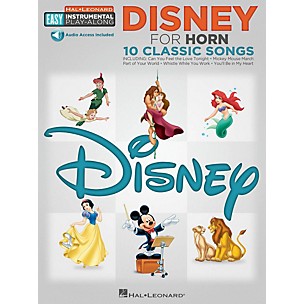 Hal Leonard Disney - Horn - Easy Instrumental Play-Along Book with Online Audio Tracks