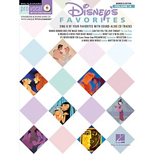 Hal Leonard Disney Favorites (Pro Vocal Women's Edition Volume 16) Pro Vocal Series Softcover with CD by Various