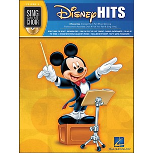 Hal Leonard Disney Hits - Sing with The Choir Series Vol . 8 Book/CD