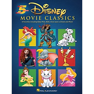 Hal Leonard Disney Movie Classics Five Finger Piano Songbook