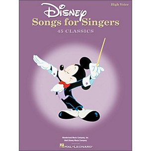 Hal Leonard Disney Songs for Singers for High Voice