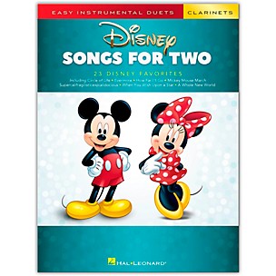 Hal Leonard Disney Songs for Two Clarinets - Easy Instrumental Duets Series Songbook