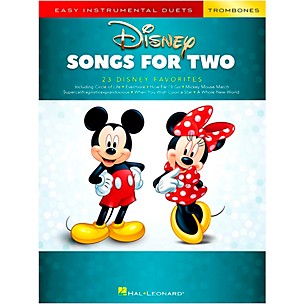 Hal Leonard Disney Songs for Two Trombones - Easy Instrumental Duets Series Songbook