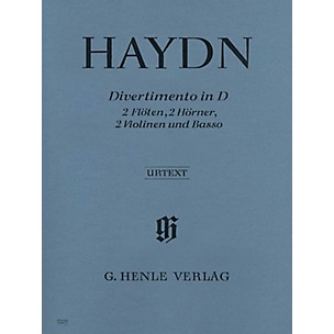 G. Henle Verlag Divertimento D Major Hob II:8 Henle Music Folios Series Softcover  by Joseph Haydn