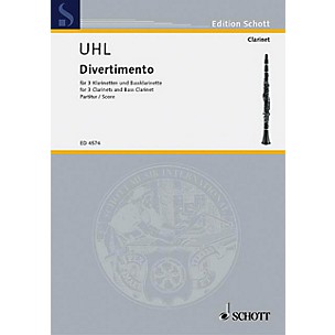 Schott Divertimento (Score) Schott Series Composed by Alfred Uhl
