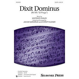 Shawnee Press Dixit Dominus (StudioTrax CD) Studiotrax CD Arranged by Jacob Narverud