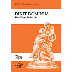 Novello Dixit Dominus (Vocal Score) SATB Composed by George Frederich Handel