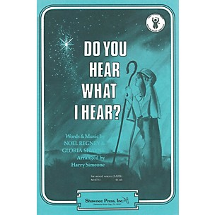 Shawnee Press Do You Hear What I Hear? TTBB Arranged by Harry Simeone