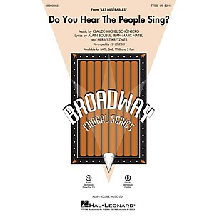 Hal Leonard Do You Hear the People Sing? (from Les Misérables) TTBB arranged by Ed Lojeski