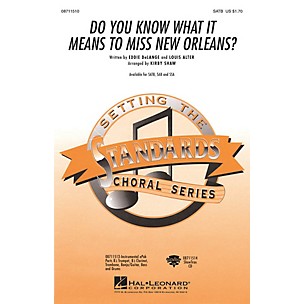 Hal Leonard Do You Know What It Means to Miss New Orleans ShowTrax CD Arranged by Kirby Shaw