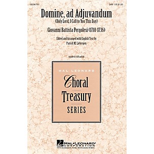 Hal Leonard Domine, ad Adjuvandum (Holy Lord, I Call to You This Day) SAB arranged by Patrick M. Liebergen