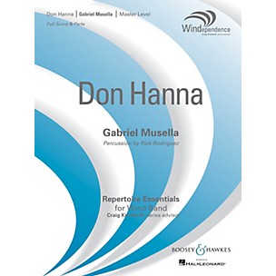 Boosey and Hawkes Don Hanna (Score Only) Concert Band Level 4 Composed by Gabriel Musella