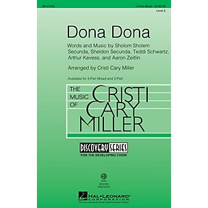 Hal Leonard Dona Dona (Discovery Level 2) 3-Part Mixed arranged by Cristi Cary Miller