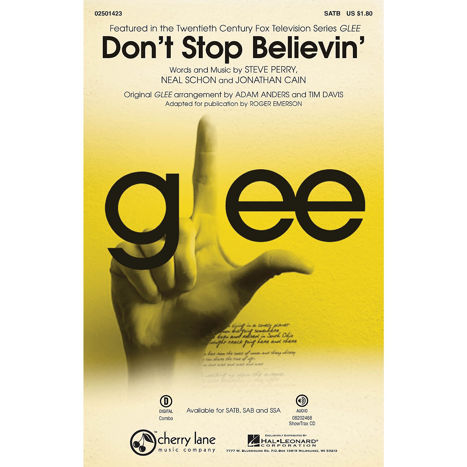 Glee Music from the Fox Television Show Songbook: Popular