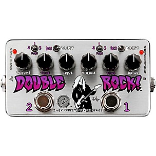 Zvex Double Rock! Vexter Distortion Guitar Pedal