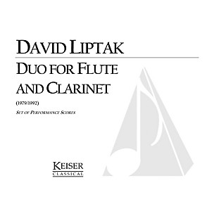 Lauren Keiser Music Publishing Duo for Flute and Clarinet LKM Music Series Composed by David Liptak