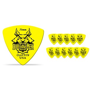 Clayton Duraplex Delrin Rounded Triangle Picks 1 Dozen