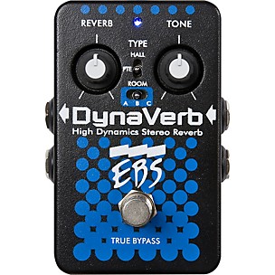EBS DynaVerb High Dynamics Stereo Reverb Pedal