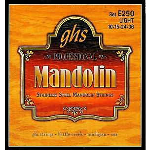 GHS E250 Stainless Autobiography Mandolin Strings