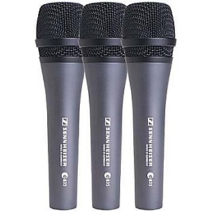 Sennheiser E835 Dynamic Microphone 3-Pack