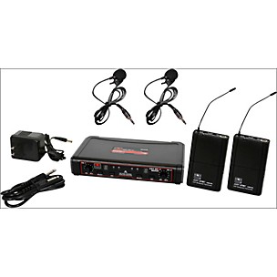 Galaxy Audio EDXR/38VV Dual-Channel Wireless Lavalier System