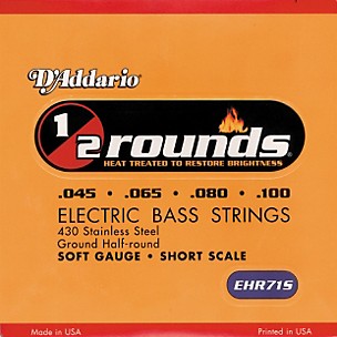 D'Addario EHR71S SHR Bass Soft Short String Set