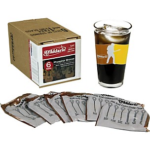 D'Addario EJ17 Guitar Strings 6-Pack with Pint Glass