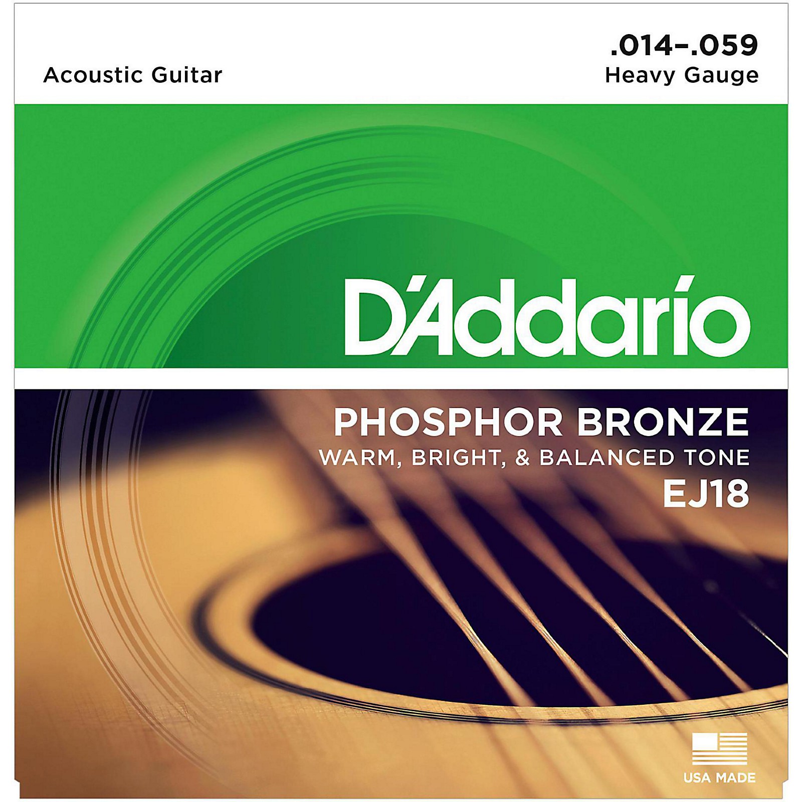 D Addario EJ18 PB Heavy Acoustic Guitar Strings Set Music Arts