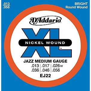 D'Addario EJ22 Nickel Jazz Medium Electric Guitar Strings