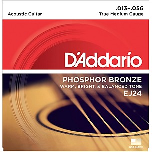 D'Addario EJ24 True Medium / DADGAD Tuning .013-.056