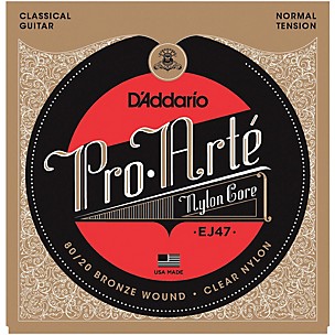 D'Addario EJ47 Pro-Arte 80/20 Bronze Normal Tension Classical Guitar Strings