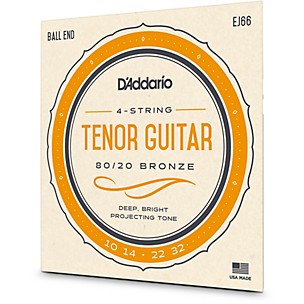 D'Addario EJ66 80/20 Bronze Acoustic Tenor Light Guitar Strings