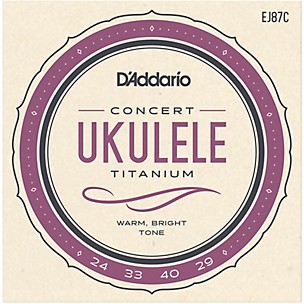 D'Addario EJ87C Titanium Concert Ukulele Strings