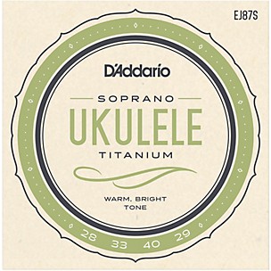 D'Addario EJ87S Titanium Soprano Ukulele Strings