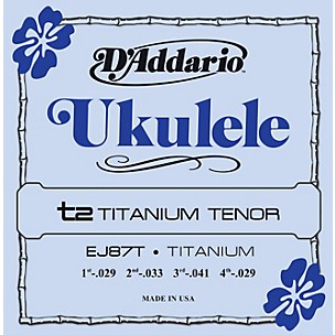 D'Addario EJ87T Titanium Tenor Ukulele Strings