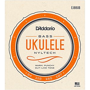 D'Addario EJ88UB Nyltech Bass Ukulele Strings