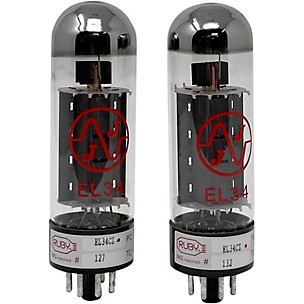 Ruby EL34CZ Matched Power Tubes