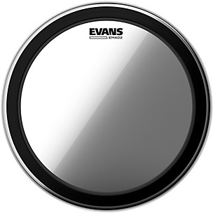 EVANS EMAD 2 Clear Batter Bass Drum Head -