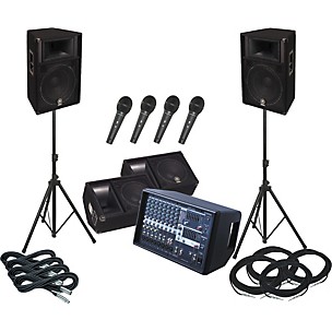 Yamaha EMX512SC / S115V PA Package with Monitors