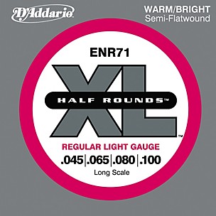 D'Addario ENR71 Half Rounds Light Bass Strings