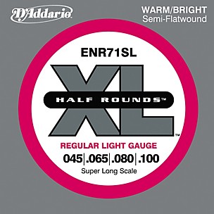D'Addario ENR71SL Half Rounds Light Bass Strings