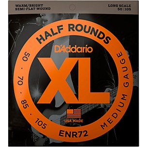 D'Addario ENR72 Half Rounds Medium Bass Strings