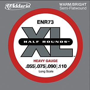 D'Addario ENR73 Half Rounds Heavy Bass Strings